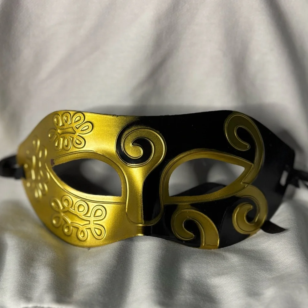 Gold and Black Masquerade Mask